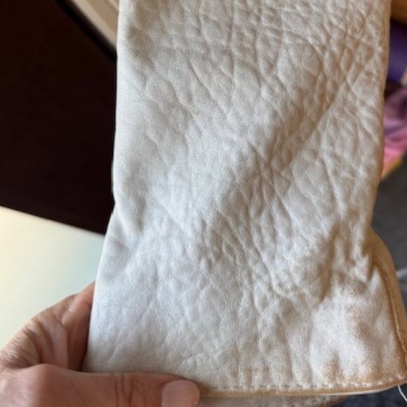 Pre-Loved Madewell Ecru Distressed Leather Jacket - Women's M - Picture 9 of 11